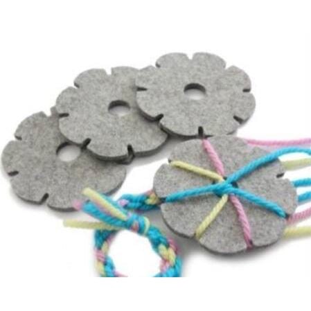 Felted Wool Braiding Star with or without yarn, singles or multi-packs - Alder & Alouette