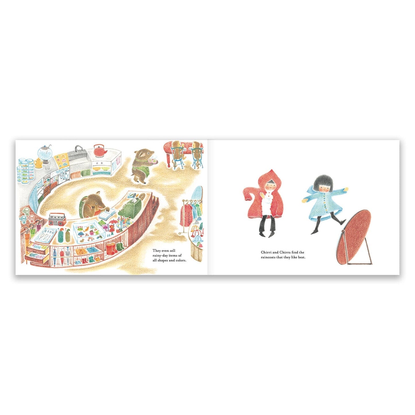 Chirri & Chirra the Rainy Day by Kaya Doi | Inspire Imagination Books - Alder & Alouette