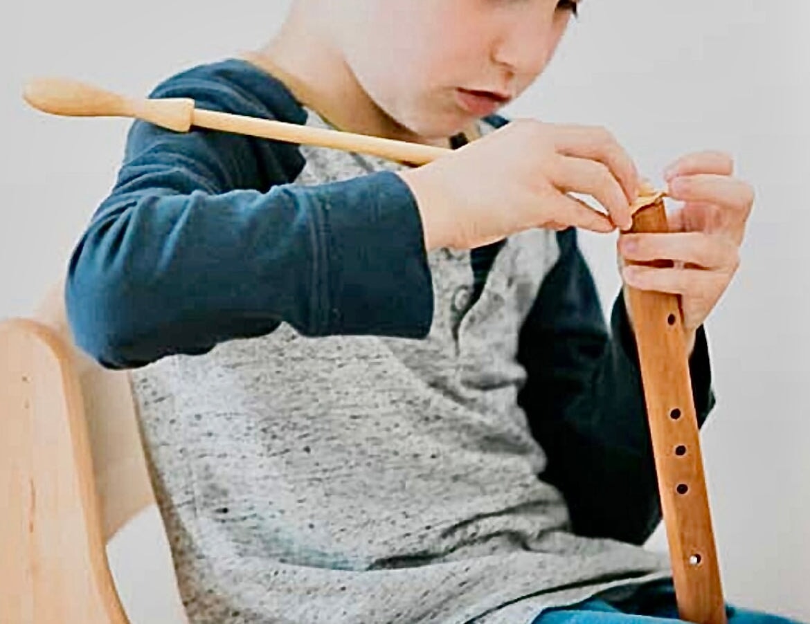 Choroi Quinta Pentatonic Flute, No Tone Block  - Alder & Alouette