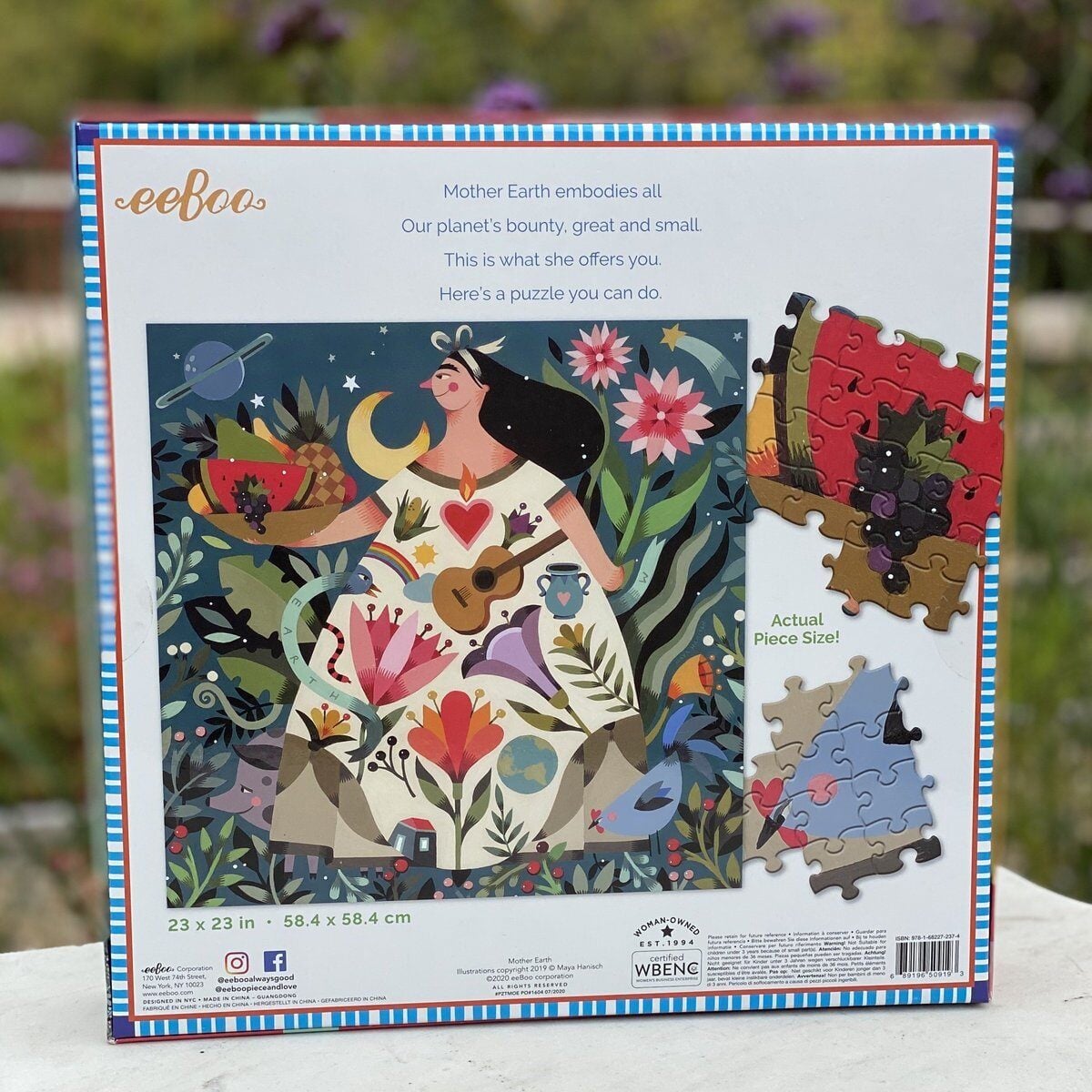 eeBoo Puzzle | Mother Earth Puzzle, 1000 Pieces - Alder & Alouette