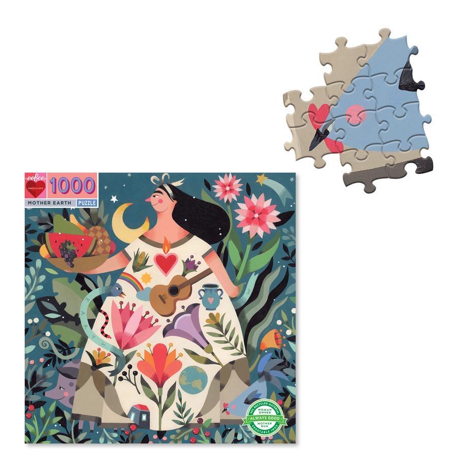 eeBoo Puzzle | Mother Earth Puzzle, 1000 Pieces - Alder & Alouette