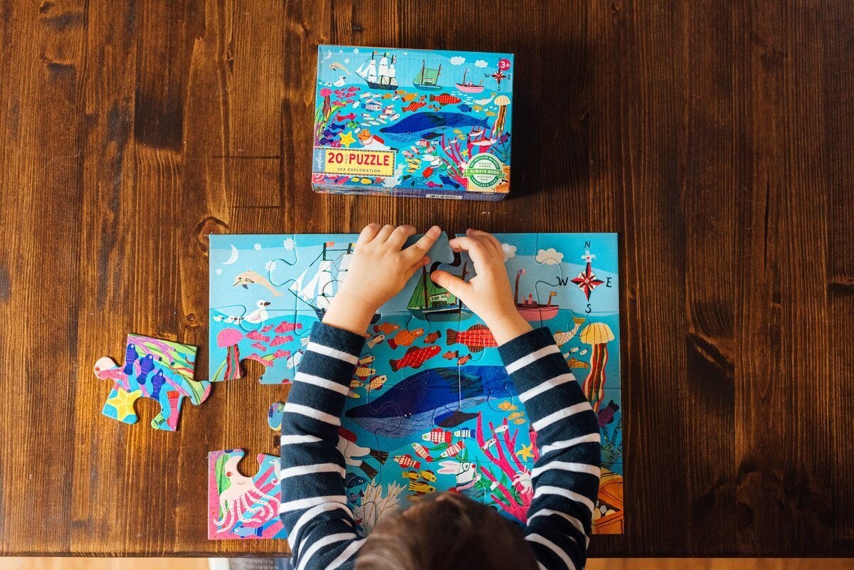 eeBoo | Puzzle | Preschool Puzzle | Ocean Puzzle - Alder & Alouette