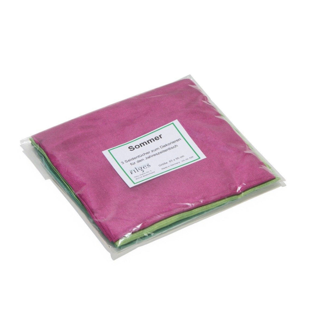 Filges Seasonal Summer Silk Set, Play Silks, Nature Table - Alder & Alouette