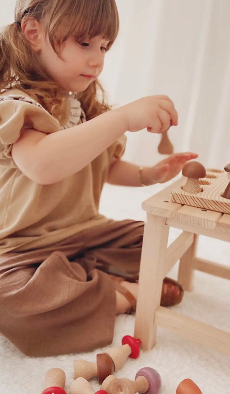 Gnomes and Mushrooms Nesting Set | Pretend Play Toys | Wooden Toy - Alder & Alouette