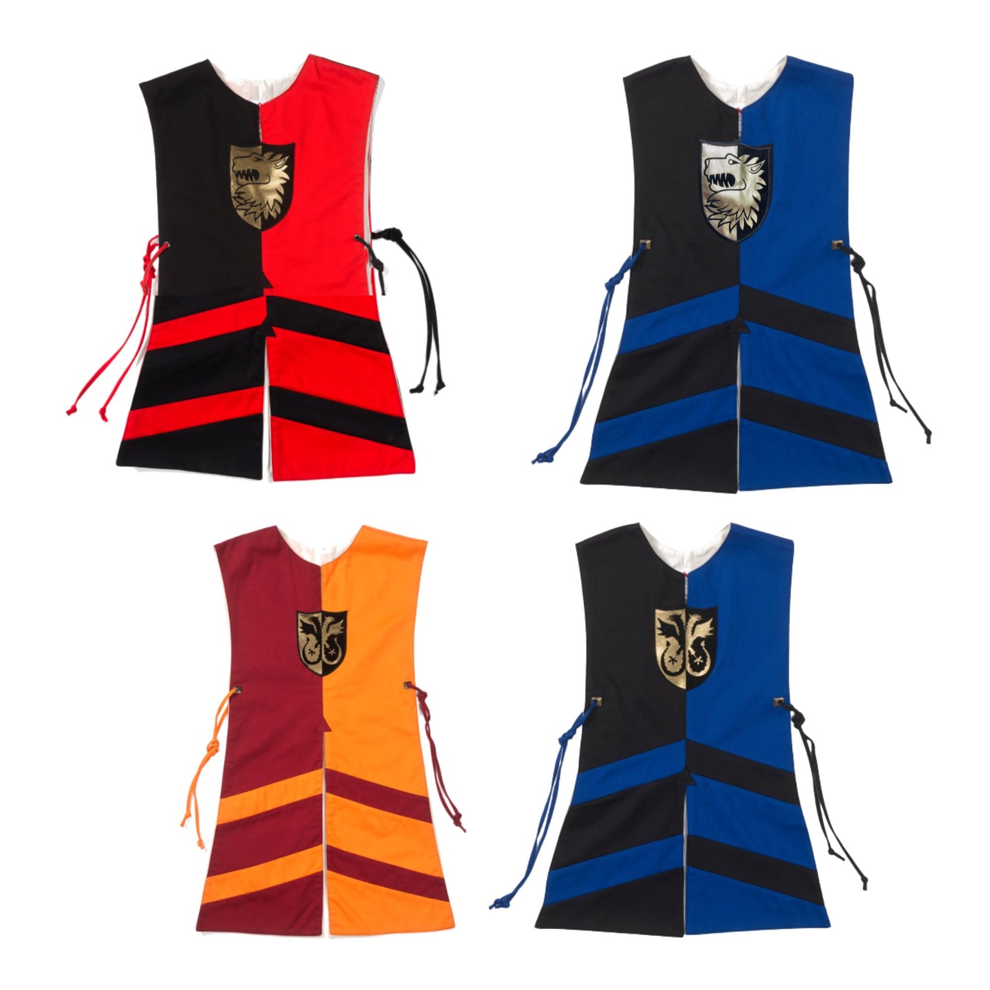 Knight’s Surcoat, Blue & Black Pretend Play - Alder & Alouette
