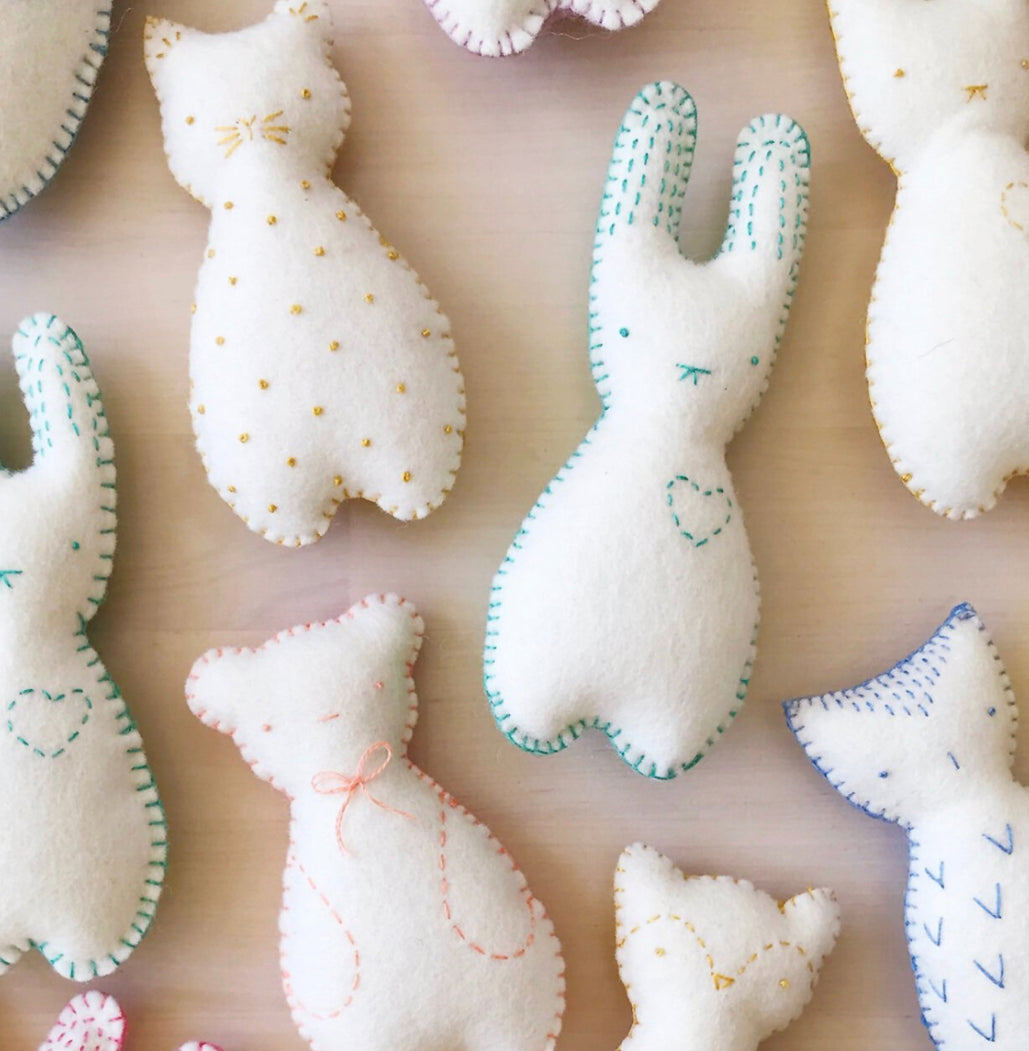 Little Pocket Pals from the Sewing Kit For Kids - Alder & Alouette