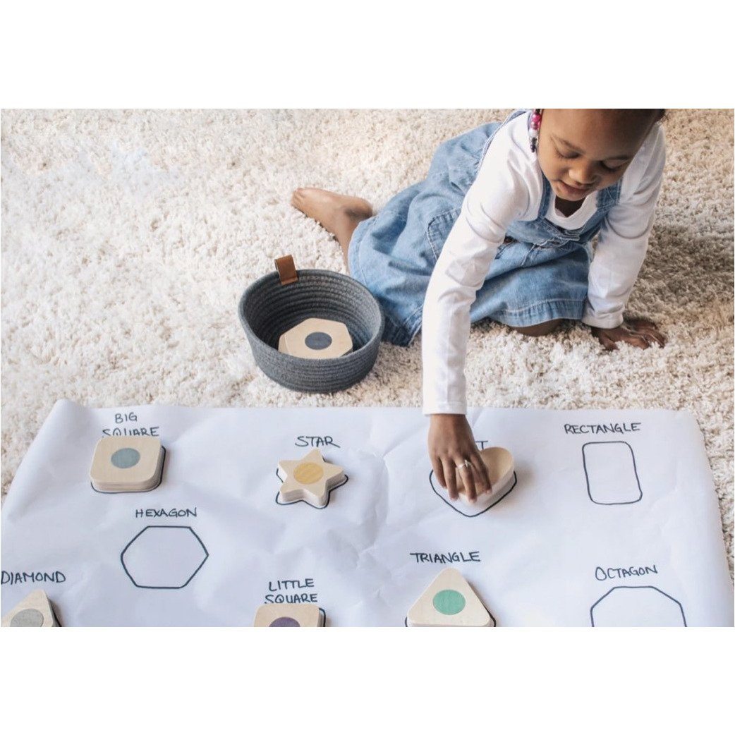 Little Stackables Game and Stacking Blocks Wood Toys Lily & River | Alder & Alouette