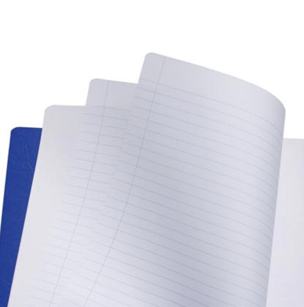 Waldorf Middle School Main Lesson Book, 2 lined-1 blank, Blue - Alder & Alouette