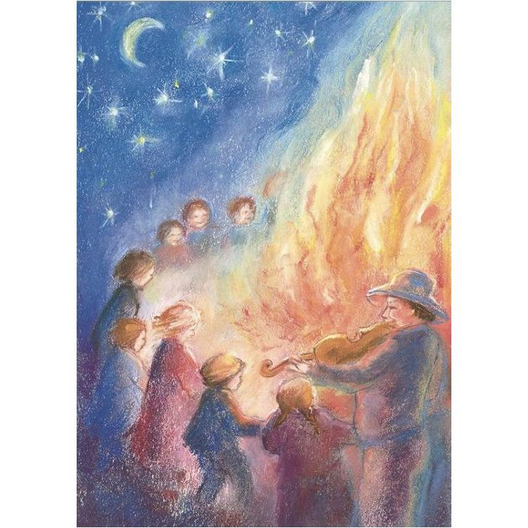 Marjan van Zeyl Postcards, St. John’s Fire - Alder & Alouette