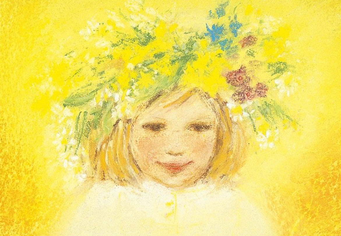 Marjan van Zeyl Postcards - St. John’s Wreath of Flowers - Alder & Alouette