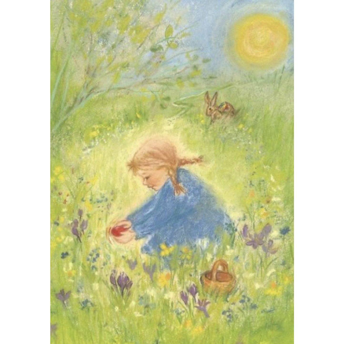 Marjan van Zeyl Postcards, The Red Easter Egg - Alder & Alouette