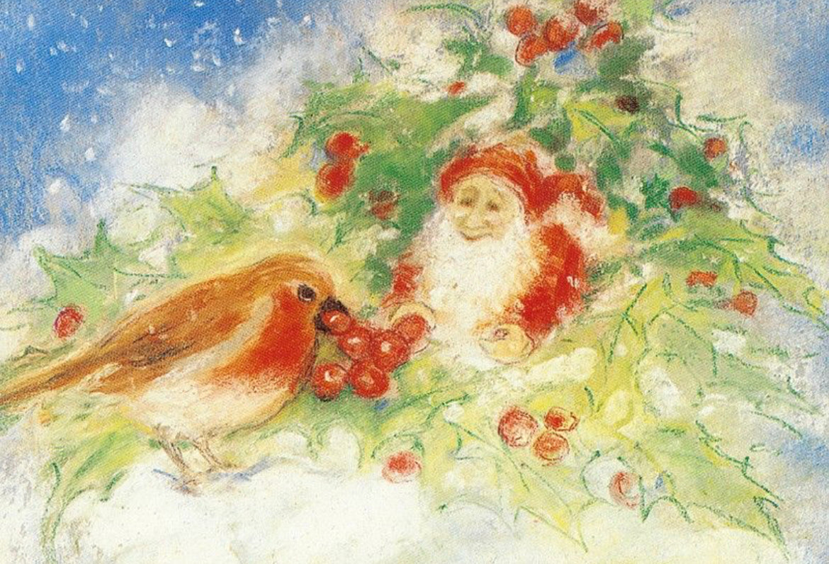 Marjan van Zeyl Winter Postcard - Alder & Alouette