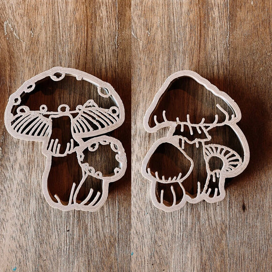 Eco Cutter, Fly Agaric & Field Mushrooms - Alder & Alouette
