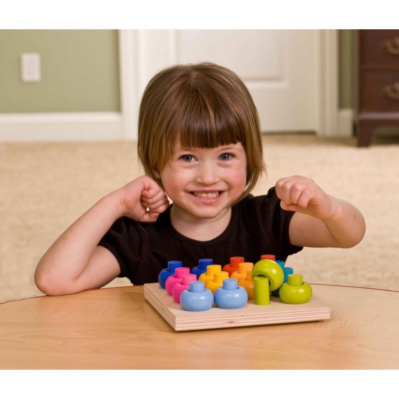 HABA Palette of Pegs | Toddler Toy, Montessori Toy - Alder & Alouette