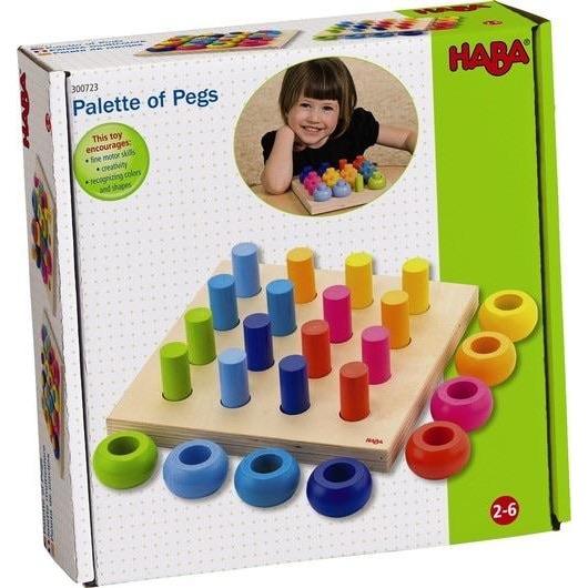 HABA Palette of Pegs | Toddler Toy, Montessori Toy - Alder & Alouette