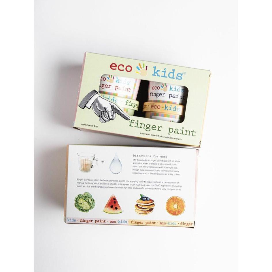 ecokids Plant Based Finger Paint Set - Alder & Alouette