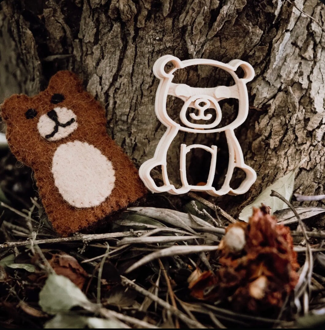 Play Dough Cutter, Eco Set of Woodland Animals - Alder & Alouette