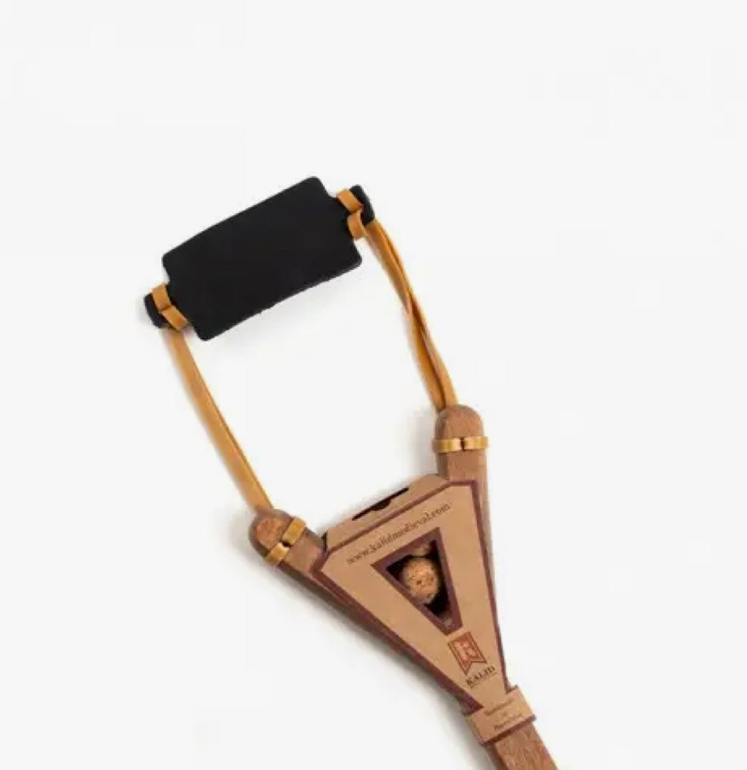 Slingshot, Wooden Handcrafted by Kalid Medieval - Alder & Alouette