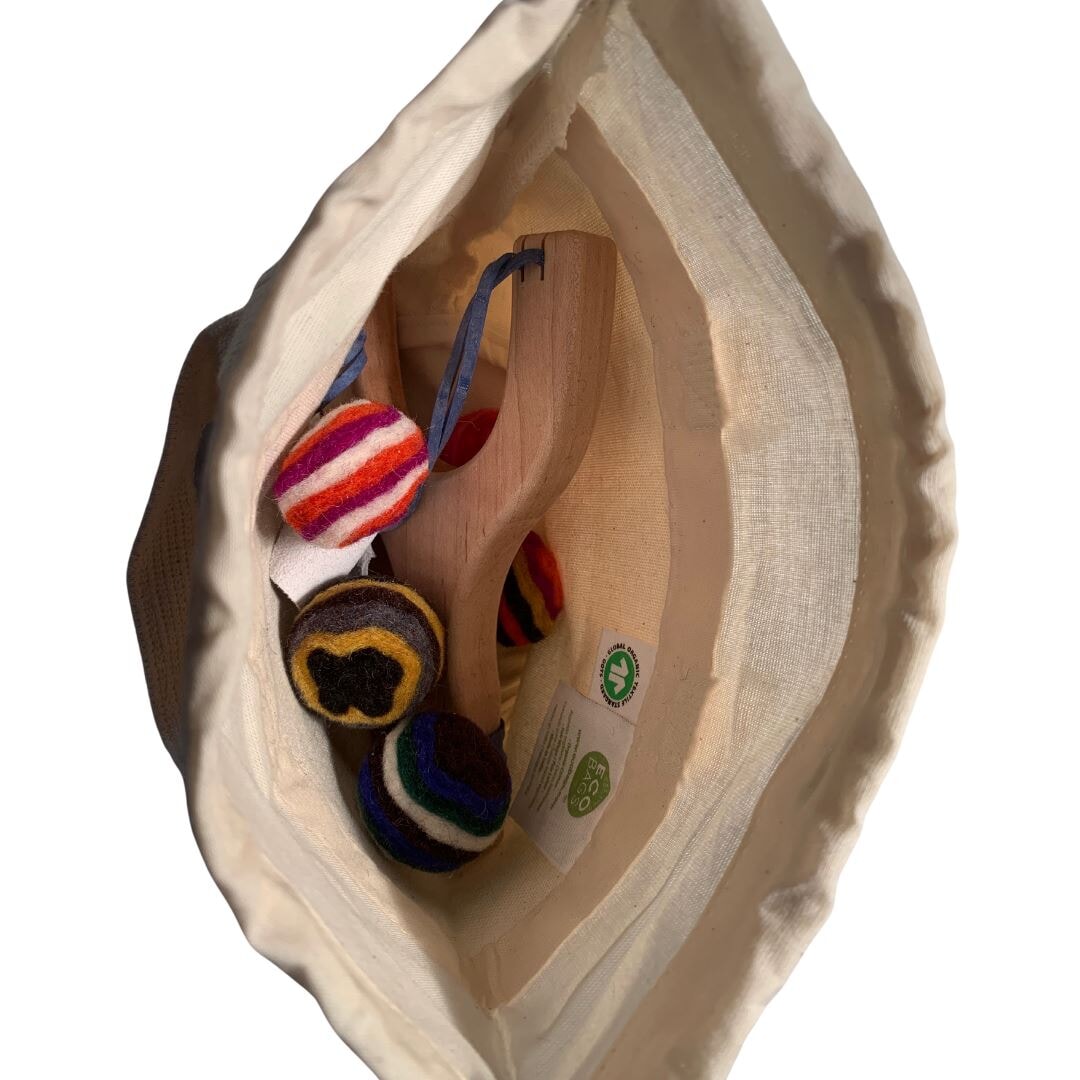 Slingshot Organic Cotton Storage Bag, - Alder & Alouette