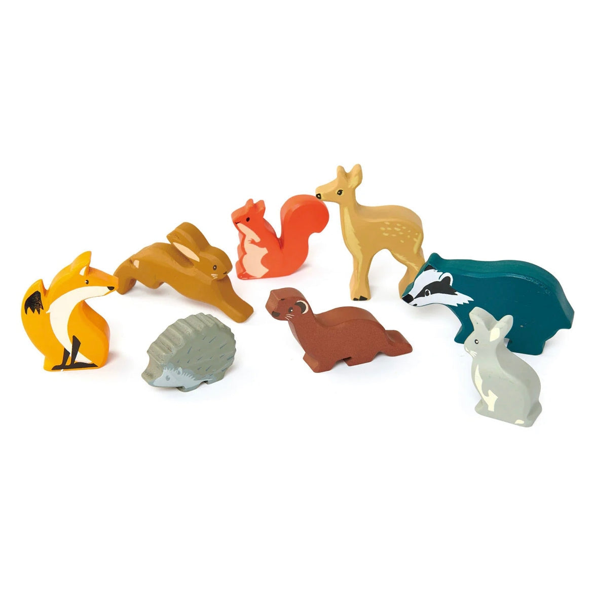 Tenderleaf Toys - Wooden Animals & Stand - Alder & Alouette