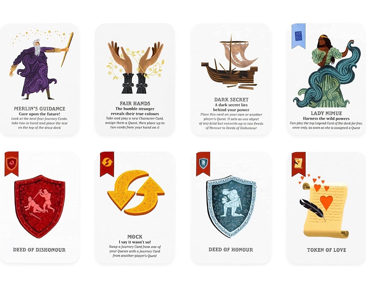 The Legend of King Arthur: A Quest Card Game Card Games - Alder & Alouette