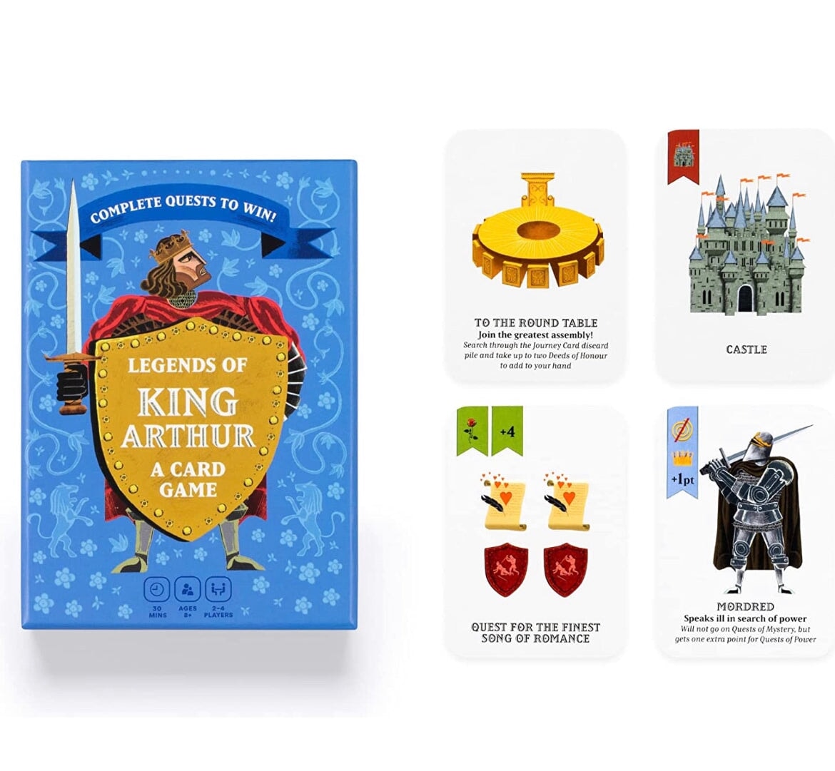The Legend of King Arthur: A Quest Card Game Card Games - Alder & Alouette
