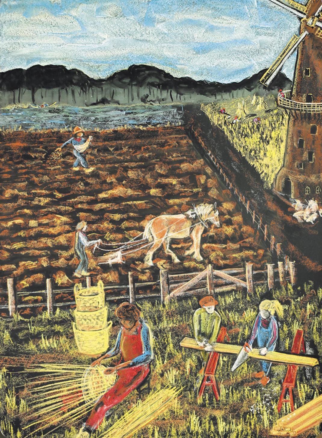 Fine Art Postcard by Geertje Kapteijns - Alder & Alouette