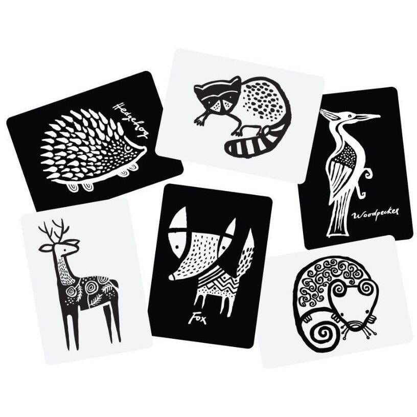 Wee Gallery | Woodland High Contrast Cards - Alder & Alouette