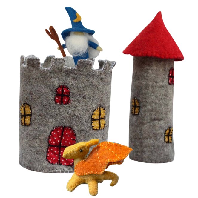 Wizard, Felted Wool Felt Toy - Alder & Alouette