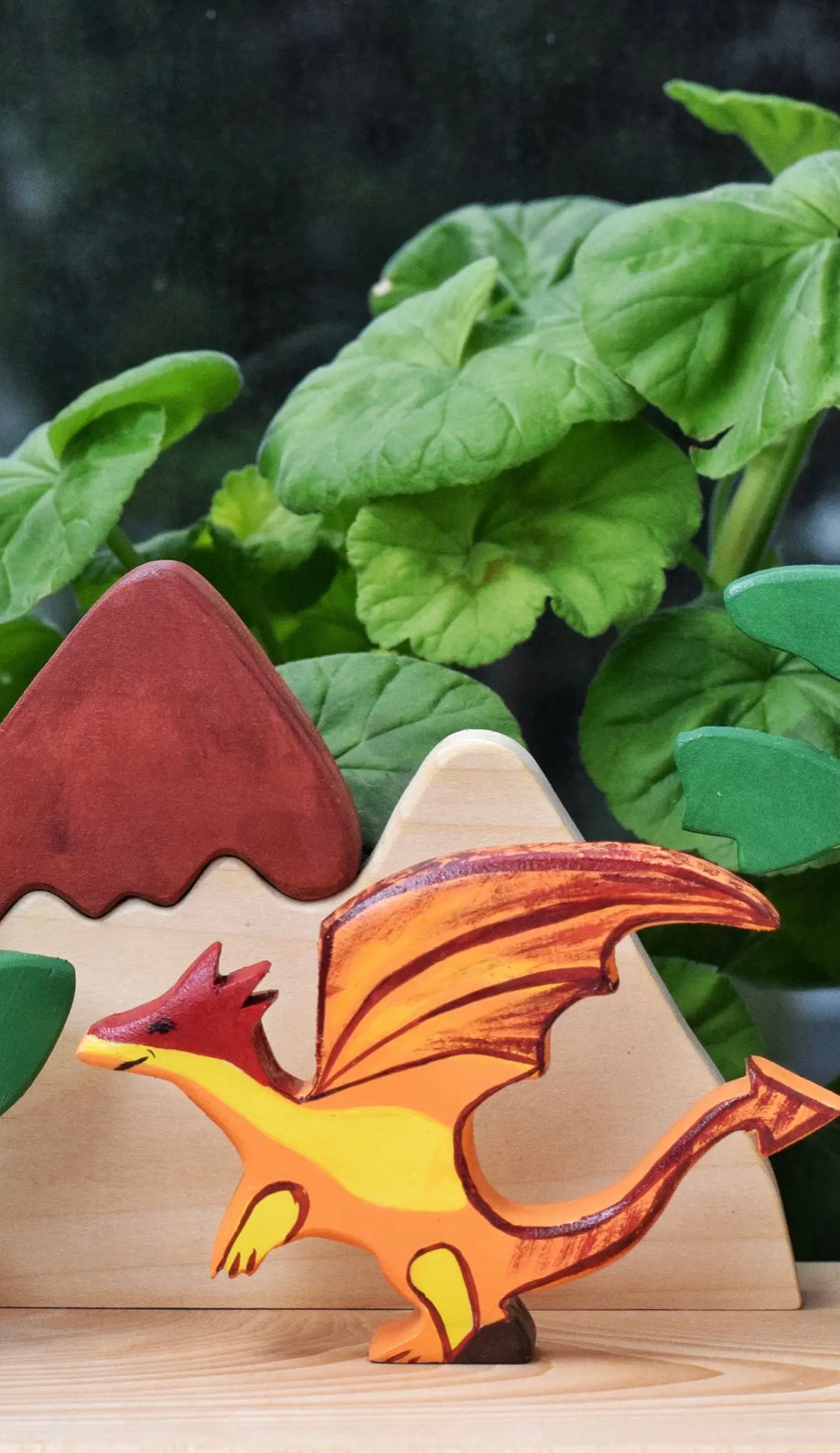 Wooden Dragon for Pretend Play - Alder & Alouette