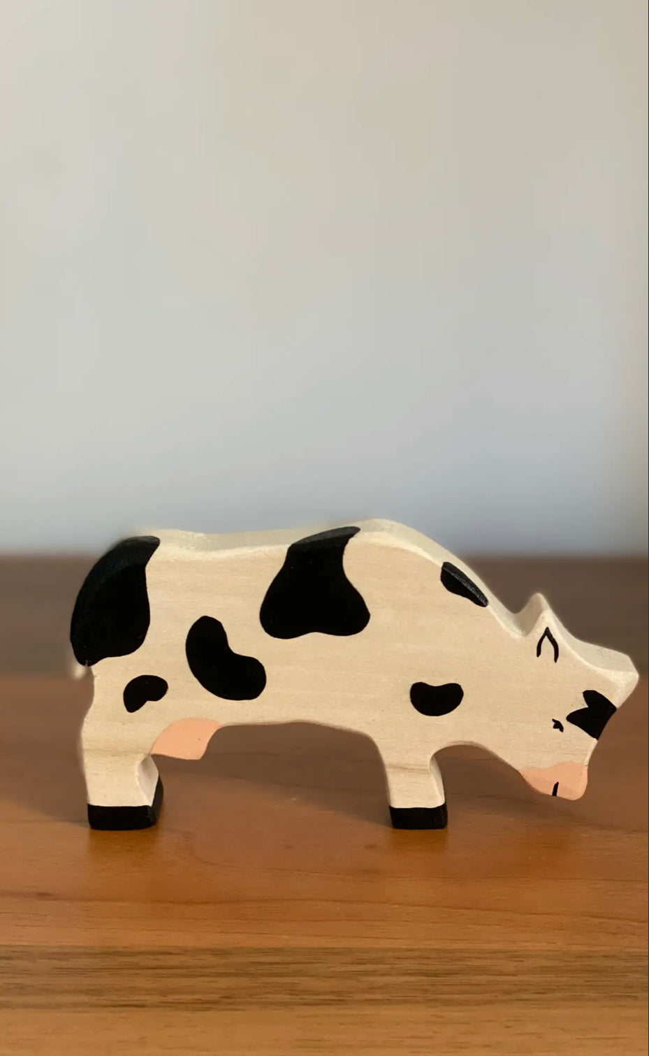 Wooden Farm Animal - Cow Wooden Toys - Alder & Alouette