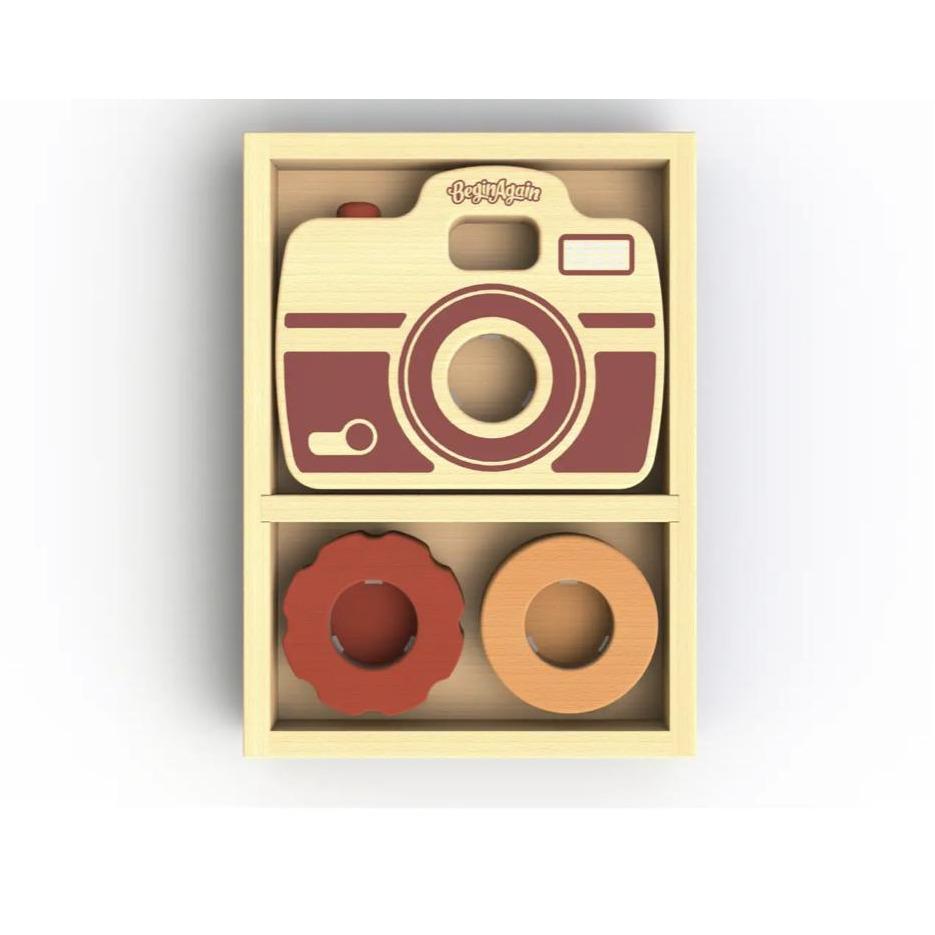 Wooden Toy Camera | Pretend Camera | Toddler Toy | Preschool Toy - Alder & Alouette