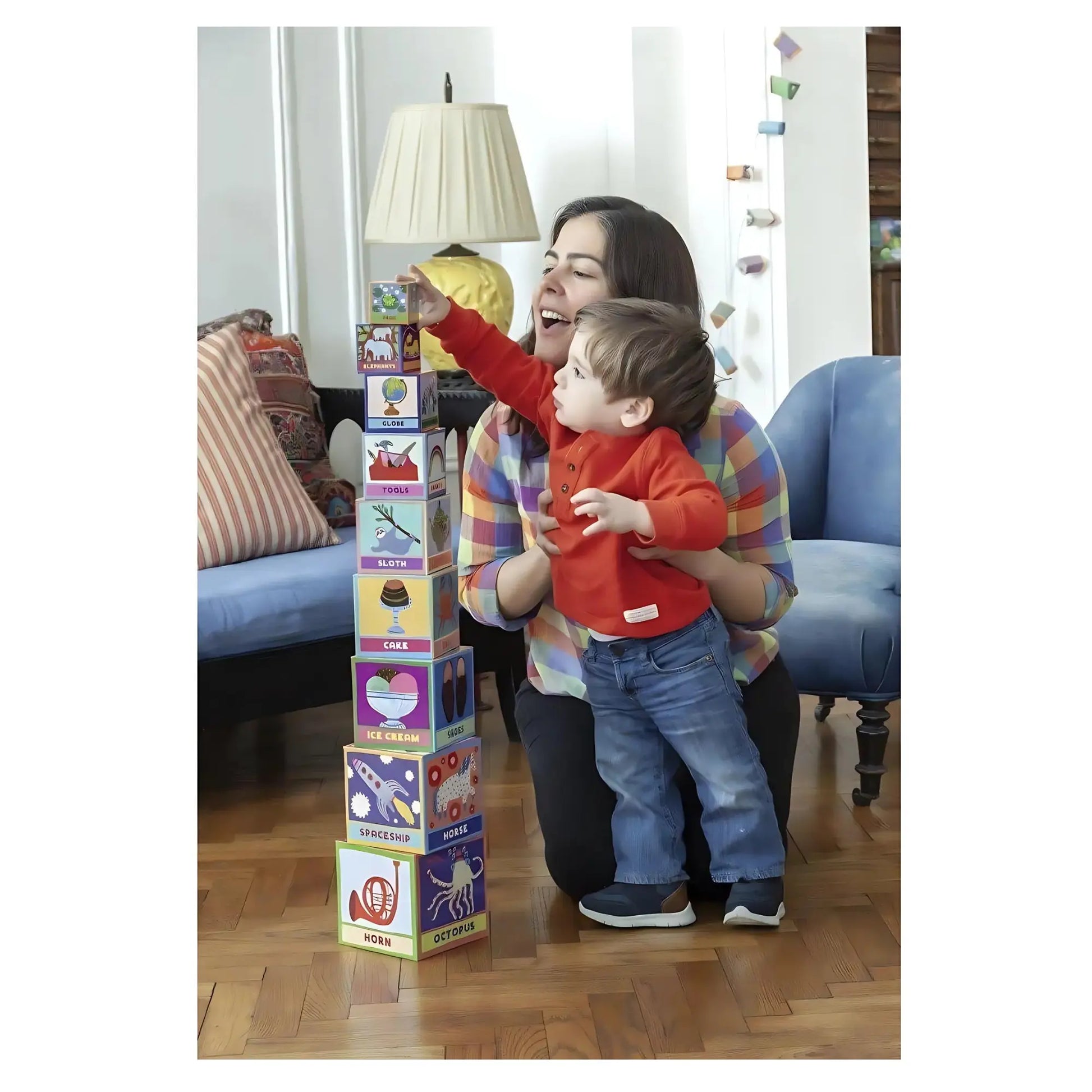 Nesting & Stacking Blocks by eeBoo, Tot Tower - Alder & Alouette