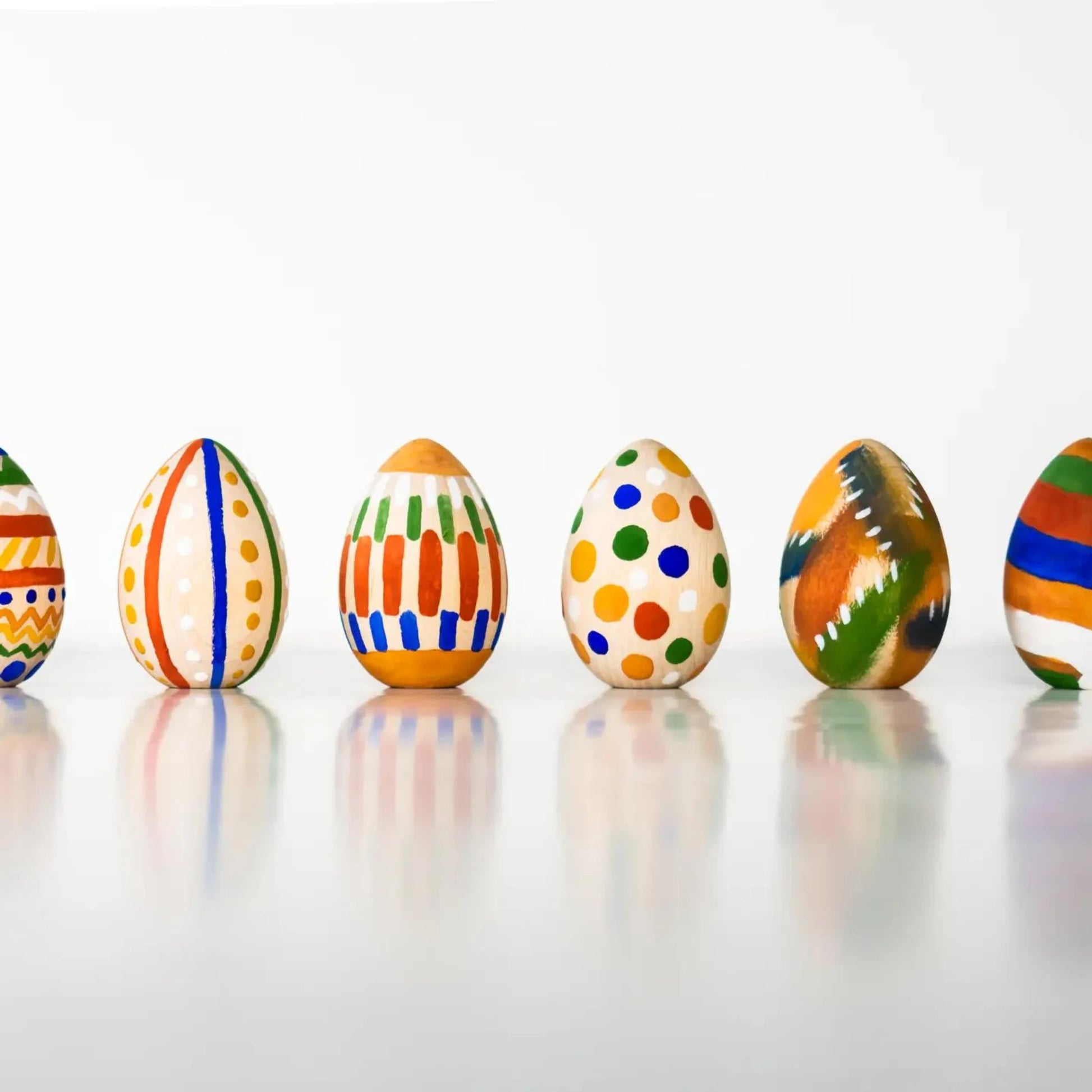 Wooden Egg Painting Kit Easter Craft - Alder & Alouette