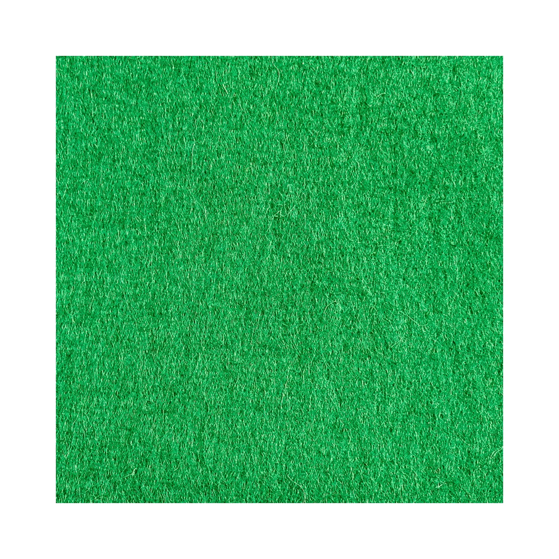Green Color Swatch for Large Wool Felt Fabric in Whole and Half 