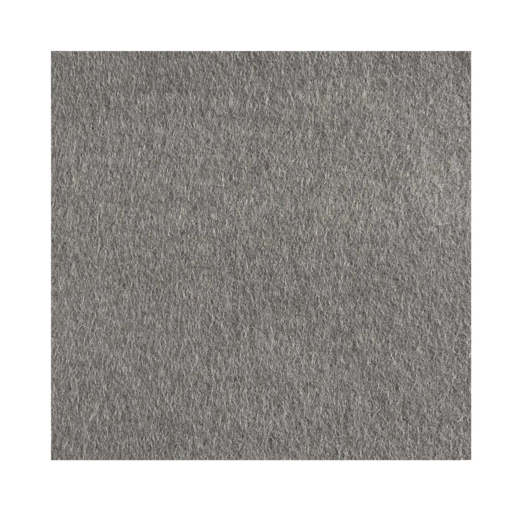 Gray Color Swatch for Large Wool Felt Fabric in Whole and Half 