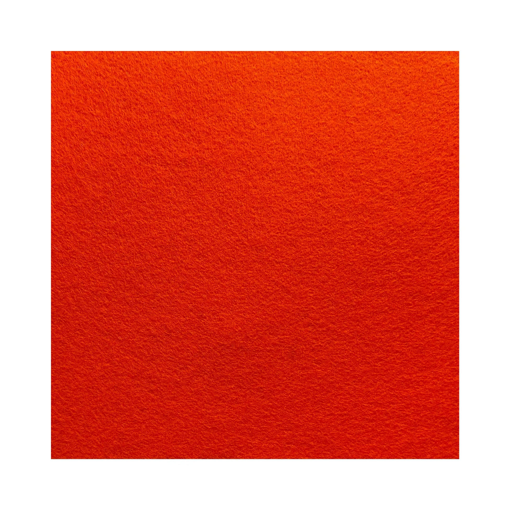 Orange Color Swatch for Large Wool Felt Fabric in Whole and Half Bales