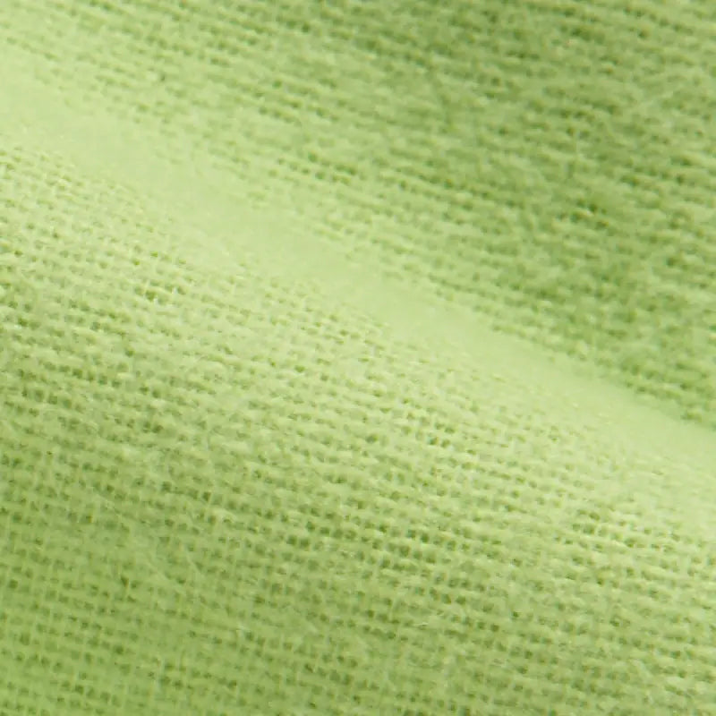 Organic Cotton Flannel, Light Green - Alder & Alouette