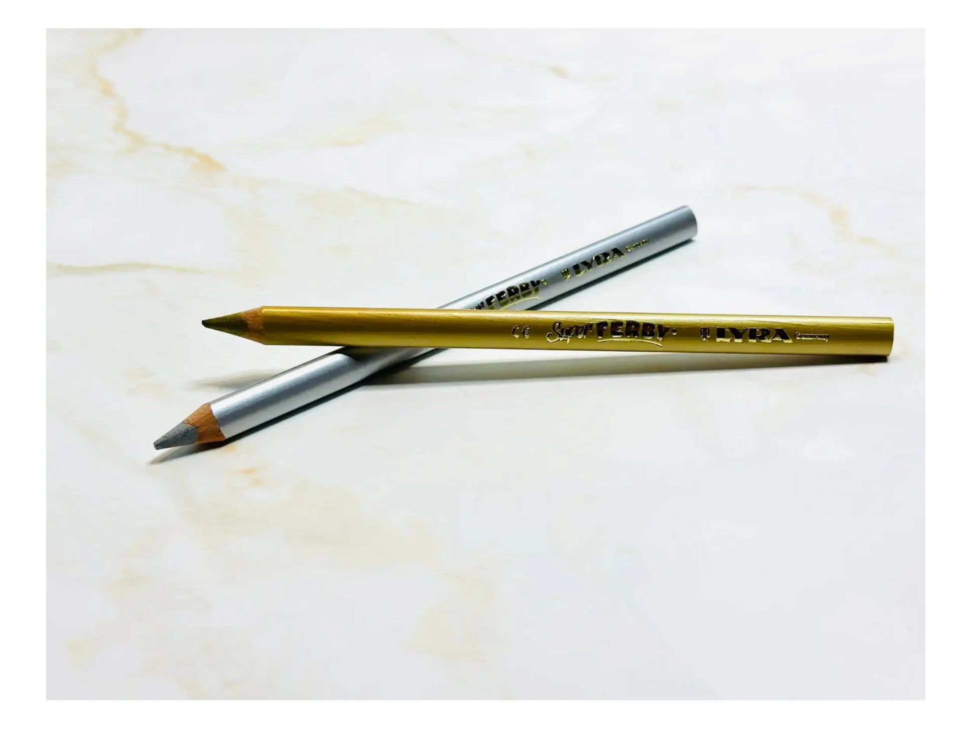 Lyra Super Ferby Set of 2 Pencils - Gold and Silver - Alder & Alouette