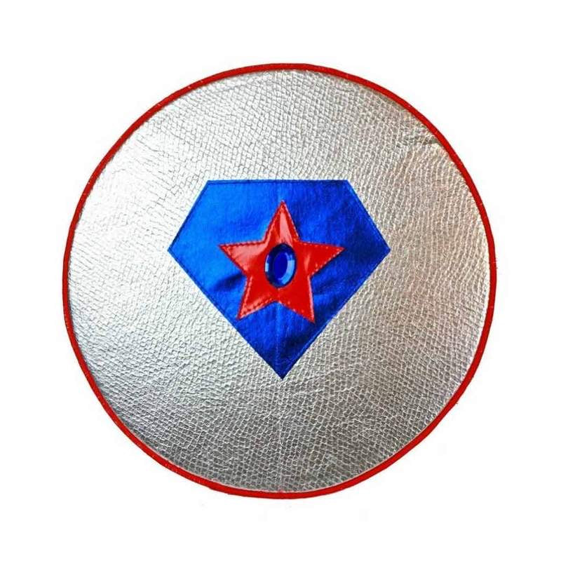 Super Hero Shield, Red Blue Silver - Alder and Alouette
