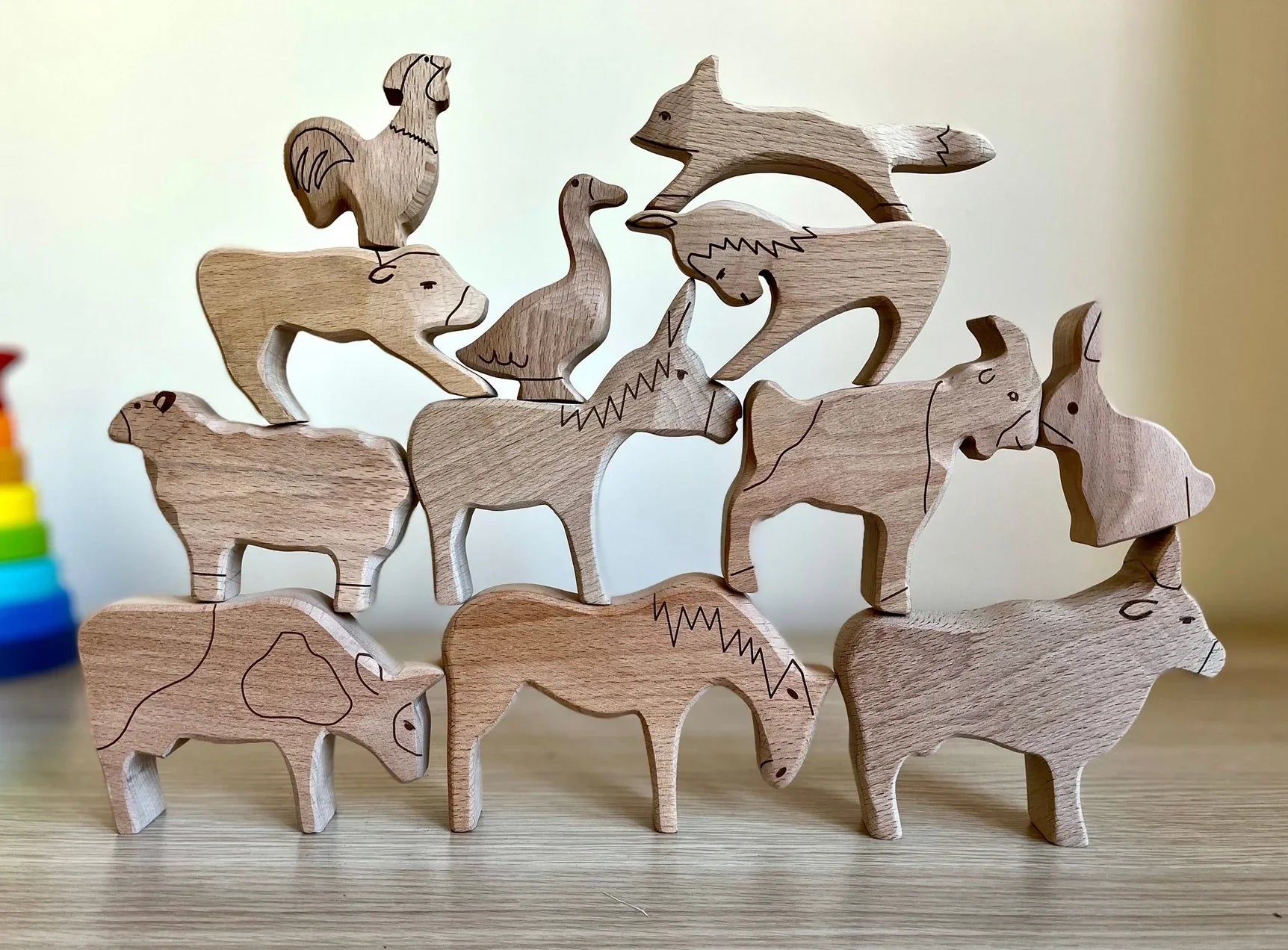 Wooden Animal - Horse, Donkey or Foal - Alder & Alouette