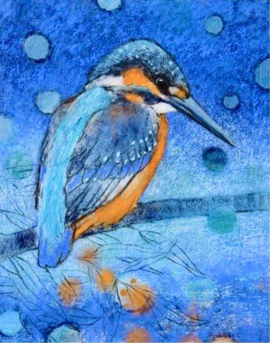 Loes Botman Kingfisher Art Postcard