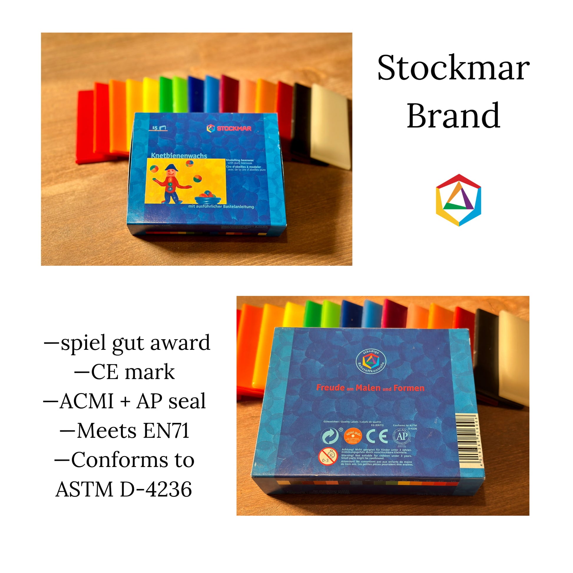 Stockmar Modeling Wax - 15 Piece Set