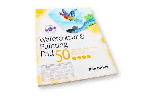 Mercurius Watercolor and Painting Pad – 50 Sheets