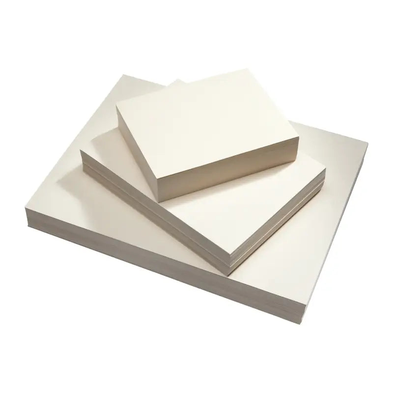 Three sizes of Bambi Form Drawing and Economical Painting and Art Paper on white background