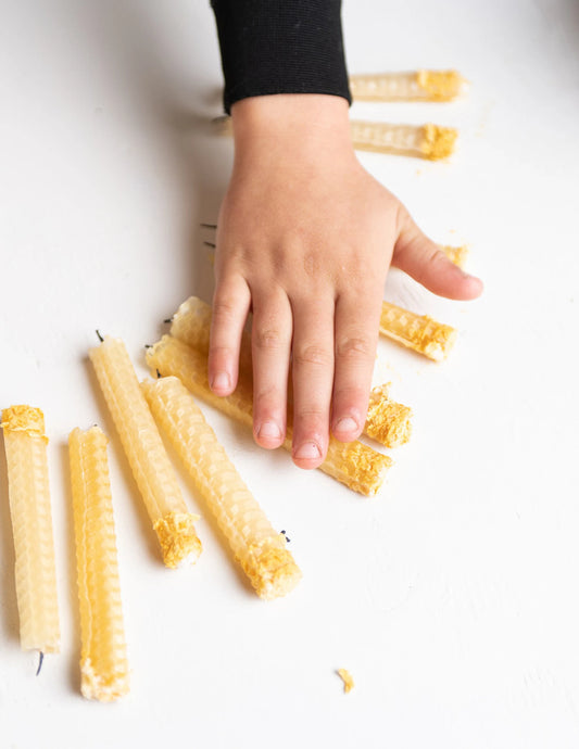 Beeswax Candle Rolling Kit for Young Children