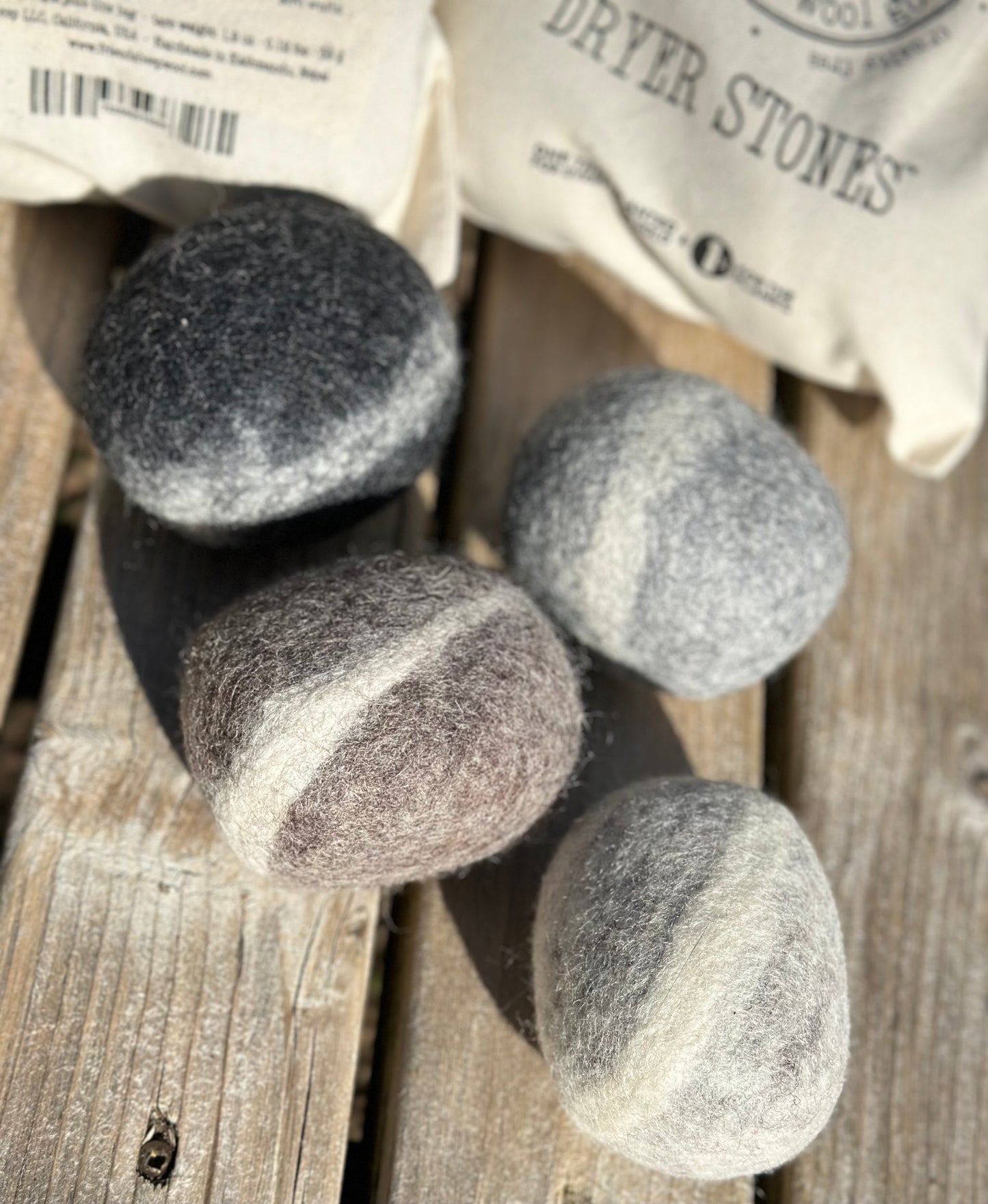 Dryer Balls - Organic Wool Dryer Stones
