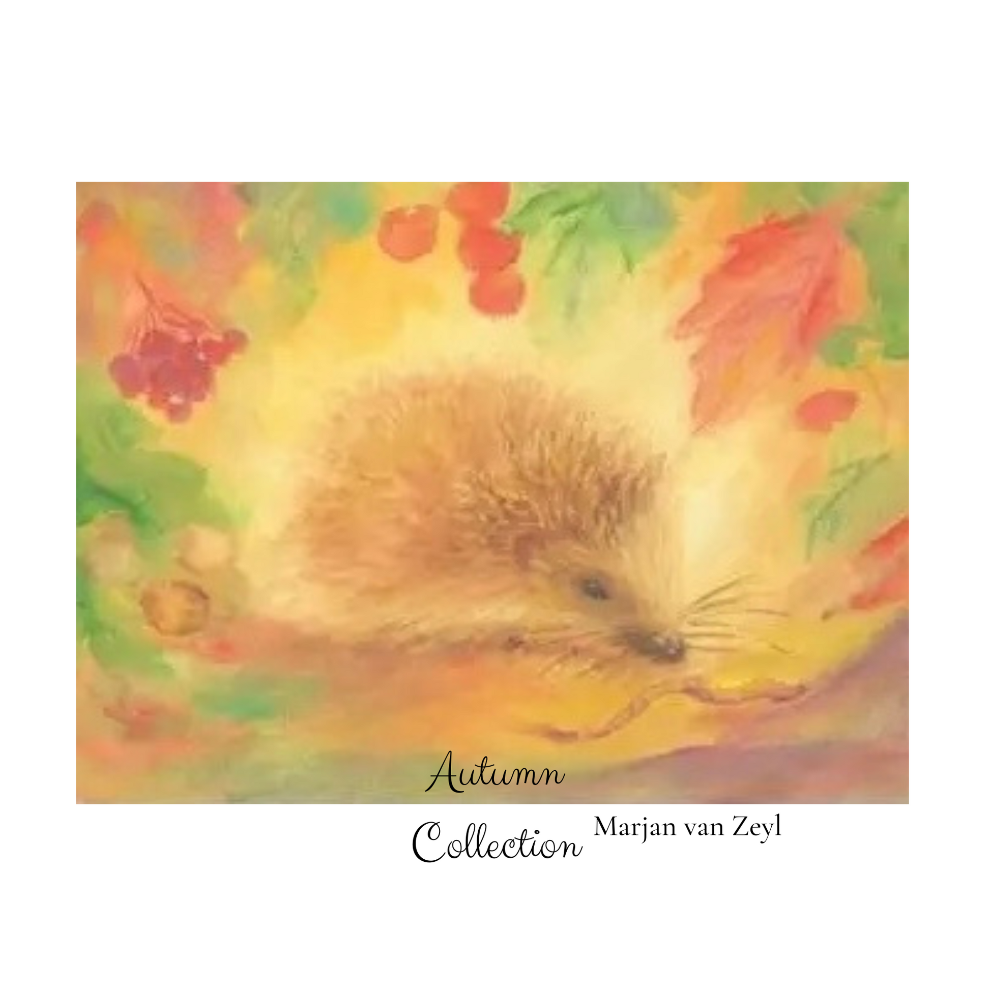 Marjan van Zeyl Autumn Seasonal Postcards - Alder & Alouette