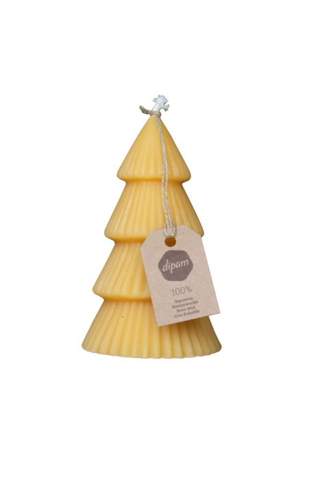 Christmas Tree Candle – 100% Beeswax Holiday Candle - Alder & Alouette