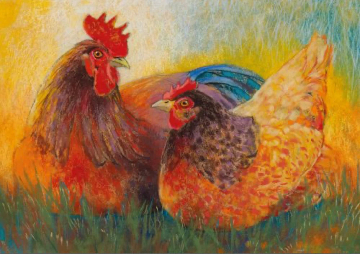 Rooster and Hen | Loes Botman